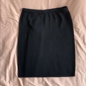 Black Knit Skirt